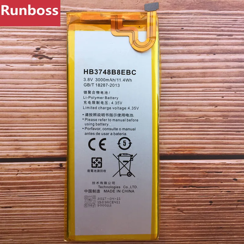 HB3748B8EBC 3000mAh Battery For HUAWEI Ascend G7 G7-L01 G7-L03 C199 C199-CL00 G7-TL100 Smart Phone Batteries
HB3748B8EBC 3000mAh Battery For HUAWEI Ascend G7 G7-L01 G7-L03 C199 C199-CL00 G7-TL100 Smart Phone Batteries