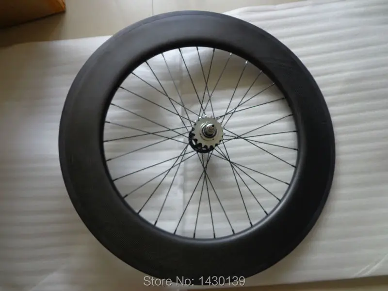 1pair 700C 88mm tubular rim Fixed Gear bicycle carbon wheelset 3K full carbon bike wheelset with Fixed Gear hubs matt finish
1pair 700C 88mm tubular rim Fixed Gear bicycle carbon wheelset 3K full carbon bike wheelset with Fixed Gear hubs matt finish