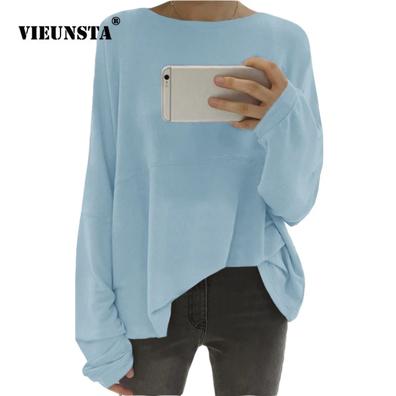 VIEUNSTA New Autumn Winter 2018 Plus Size 5XL Women Sweatshirts Casual Long Sleeve Loose Tops Femme O Neck Solid Pullover Hoodie
VIEUNSTA New Autumn Winter 2018 Plus Size 5XL Women Sweatshirts Casual Long Sleeve Loose Tops Femme O Neck Solid Pullover Hoodie