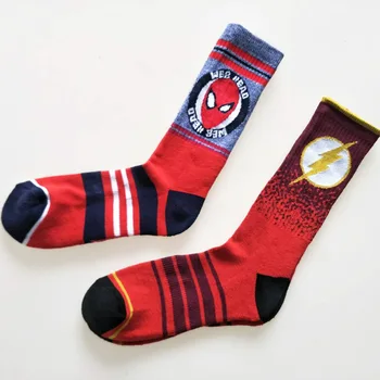 2019 New Marvel Black Flash Red Socks Spider Man Knee-High Warm Stitching Pattern Antiskid Invisible Casual Cotton Mens Socks
2019 New Marvel Black Flash Red Socks Spider Man Knee-High Warm Stitching Pattern Antiskid Invisible Casual Cotton Mens Socks
