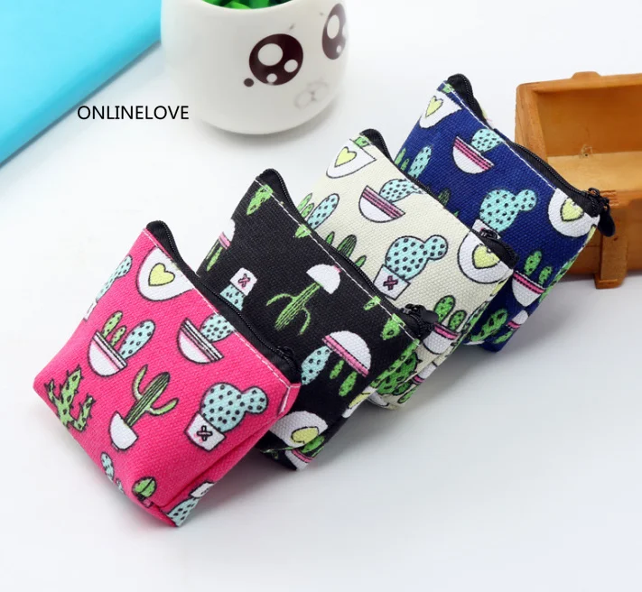 New 4Colors, 11CM Approx. Little Cactus Canvas Pocket Coin Purse , Small Wallet Coin BAG ; KEY Holder Wallet Pouch
New 4Colors, 11CM Approx. Little Cactus Canvas Pocket Coin Purse , Small Wallet Coin BAG ; KEY Holder Wallet Pouch