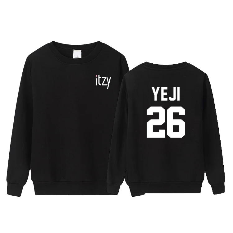 Kpop itzy member name and birthday number printing black thin sweatshirt unisex autumn winter pullover loose hoodies
Kpop itzy member name and birthday number printing black thin sweatshirt unisex autumn winter pullover loose hoodies