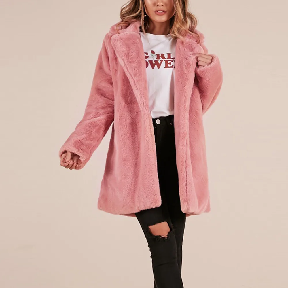3XL Winter Women Warm Long Faux Fur warm Coat femlae Jacket Parka thick solid black pink Outerwear fourrure femme large size
3XL Winter Women Warm Long Faux Fur warm Coat femlae Jacket Parka thick solid black pink Outerwear fourrure femme large size