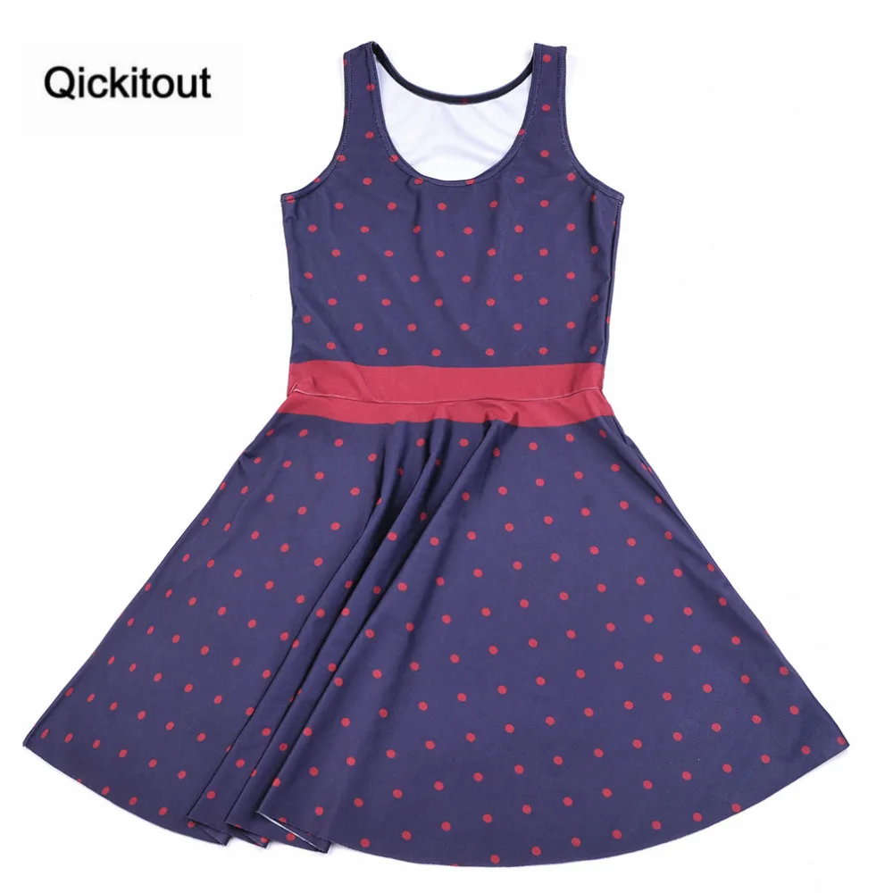 Qickitout dress 2016 Drop shipping Fashion Women's Dress Digital Print Red Dot Fat Sister Dress Sleeveless Beach DRESS Vestidos
Qickitout dress 2016 Drop shipping Fashion Women's Dress Digital Print Red Dot Fat Sister Dress Sleeveless Beach DRESS Vestidos