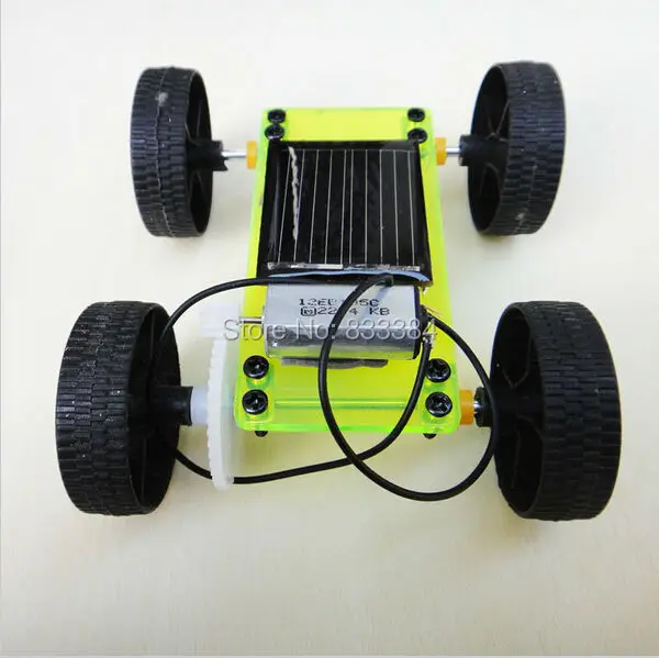 HOT SALE!! 1pc DIY yellow mini solar car solar power technology for teenager enlightenment 
HOT SALE!! 1pc DIY yellow mini solar car solar power technology for teenager enlightenment