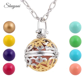 10pcs/lot Round Ball Cage Floating Locket Lucky Jewelry Fit Music Beads Pendant Necklace Long Necklace For Pregnant Mother
10pcs/lot Round Ball Cage Floating Locket Lucky Jewelry Fit Music Beads Pendant Necklace Long Necklace For Pregnant Mother