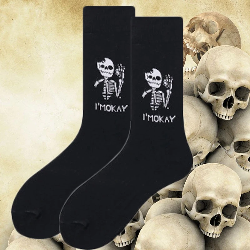 Halloween skull socks harajuku socks with skeleton crazy crew socks fun creepy style 12 pairs/lot wholesale
Halloween skull socks harajuku socks with skeleton crazy crew socks fun creepy style 12 pairs/lot wholesale