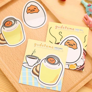 6 Pcs/set Cartoon Gudetama Lazy Egg Self-Adhesive Paper Memo Pads Sticky Notes Bookmark Stationery School Office Supply
6 Pcs/set Cartoon Gudetama Lazy Egg Self-Adhesive Paper Memo Pads Sticky Notes Bookmark Stationery School Office Supply