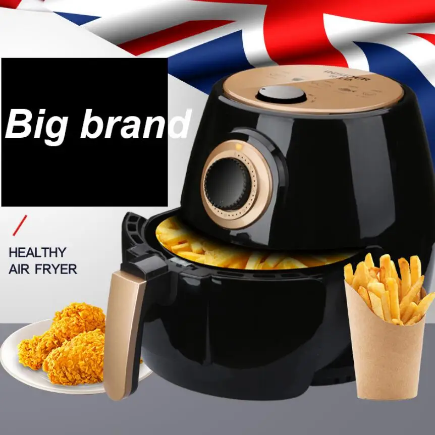 220V 4L 1200W Electric Air Fryer Household Intelligent French Fries Oilless Heathly Cooker French Fried No Oil Fryer
220V 4L 1200W Electric Air Fryer Household Intelligent French Fries Oilless Heathly Cooker French Fried No Oil Fryer