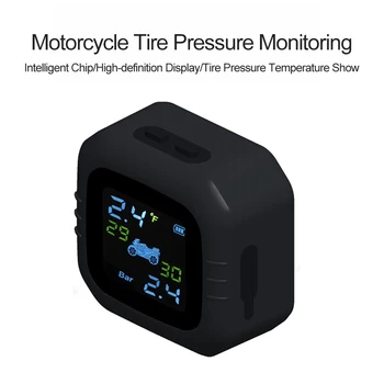 Wireless Motorcycle TPMS Tire Pressure Monitoring System Motor Tyre LCD Display with 2 External Sensors USB Cable
Wireless Motorcycle TPMS Tire Pressure Monitoring System Motor Tyre LCD Display with 2 External Sensors USB Cable