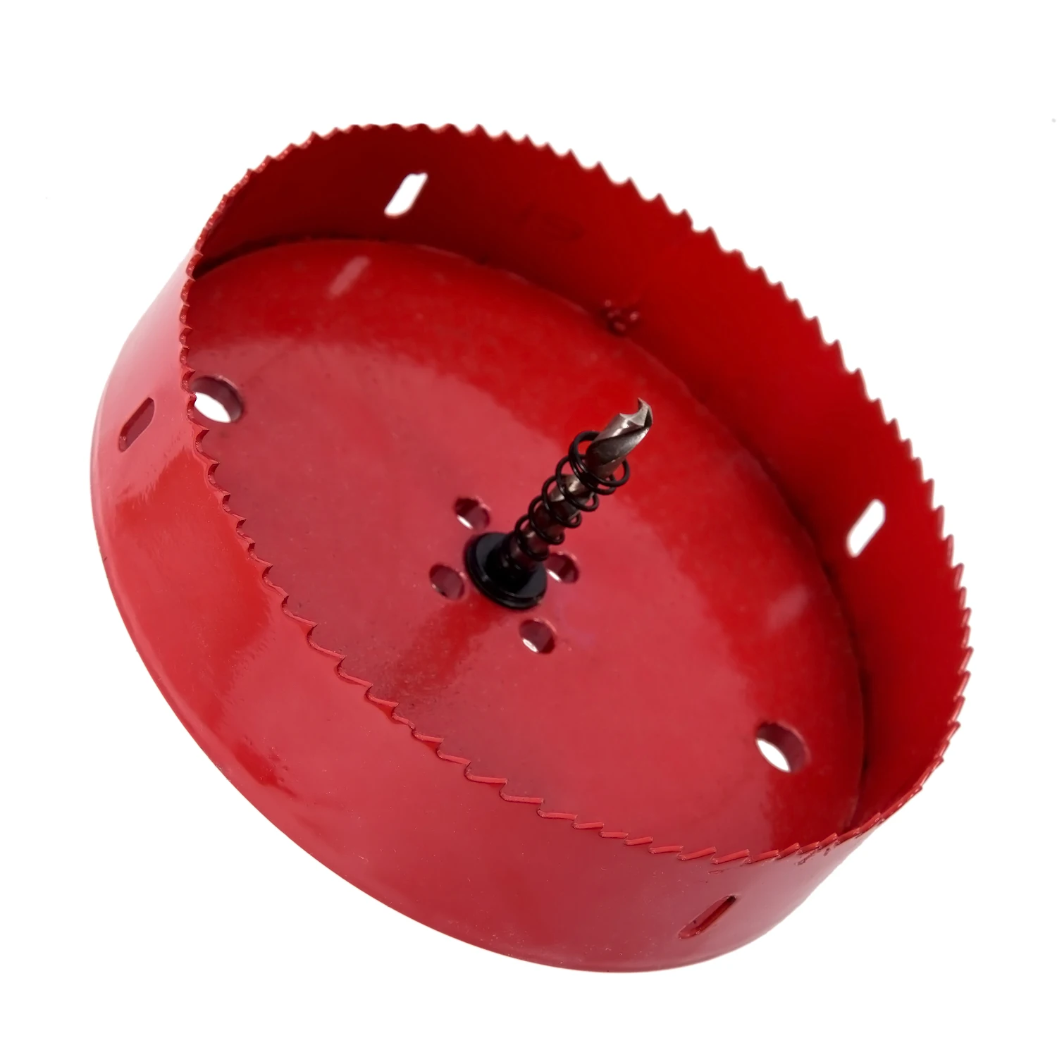 Фото Квадратный хвостовик и кольцевая пила биметаллический Бур 150 мм красный |