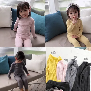 Autumn 2019 New Kids Clothes Set Girls Baby Pit Stretch Pajama Suit Toddler Baby Long Sleeve Tops with Pant Two Pieces Home Suit
Autumn 2019 New Kids Clothes Set Girls Baby Pit Stretch Pajama Suit Toddler Baby Long Sleeve Tops with Pant Two Pieces Home Suit