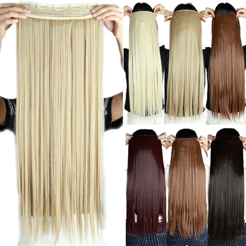 SNOILITE 30inch to hip Clip in one piece Hair Extensions 3/4 Full Head Hairpiece Synthetic Real Natural hair for women
SNOILITE 30inch to hip Clip in one piece Hair Extensions 3/4 Full Head Hairpiece Synthetic Real Natural hair for women