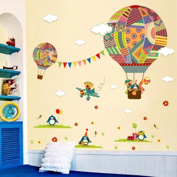 Hot Air Balloon Bear Penguin Giraffe Cartoon Home Decor Wall Stickers PVC Wall Stickers Snow Girl Living Room Kids Room D
Hot Air Balloon Bear Penguin Giraffe Cartoon Home Decor Wall Stickers PVC Wall Stickers Snow Girl Living Room Kids Room D