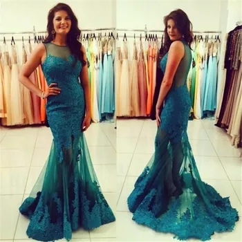 2019 Charming Prom Dresses Long Evening Lace Appliques Elegant Mermaid Party Dress Sweep Train vestido de gala
2019 Charming Prom Dresses Long Evening Lace Appliques Elegant Mermaid Party Dress Sweep Train vestido de gala