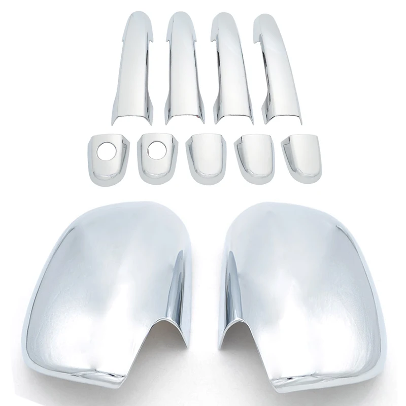 Chrome 2Pcs Rear View Mirror Covers 9Pcs Door Handle Covers Trim For Toyota RAV4 MK3 XA30 2006 2007 2008 2009 2010 2011 2012
Chrome 2Pcs Rear View Mirror Covers 9Pcs Door Handle Covers Trim For Toyota RAV4 MK3 XA30 2006 2007 2008 2009 2010 2011 2012