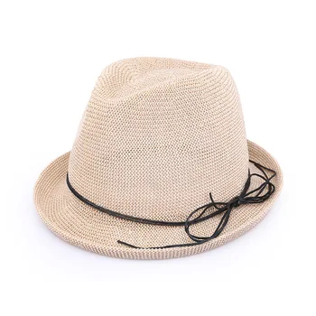Women's Summer Grass Yarn Fedoras with Curled brim Rope decoration Sunscreen Straw Beach Hat Tourism Elegant Fashion Vintage
Women's Summer Grass Yarn Fedoras with Curled brim Rope decoration Sunscreen Straw Beach Hat Tourism Elegant Fashion Vintage