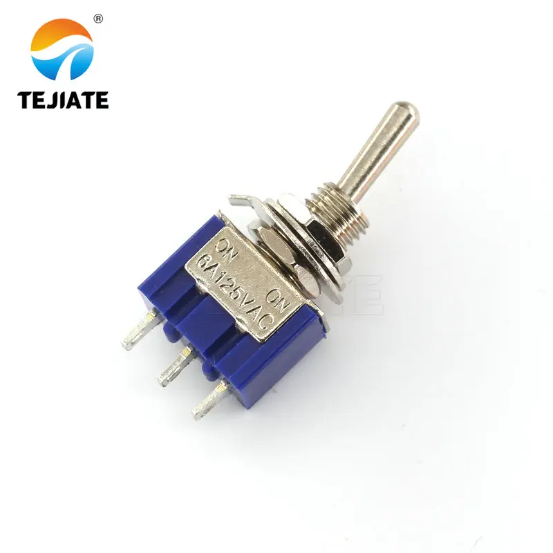 5Pcs MTS-102 Miniature Toggle Switch SPDT 6A 125VAC/3A 250VAC Mini Switch Lever Switch 3 Pin ON/ON High quality
5Pcs MTS-102 Miniature Toggle Switch SPDT 6A 125VAC/3A 250VAC Mini Switch Lever Switch 3 Pin ON/ON High quality