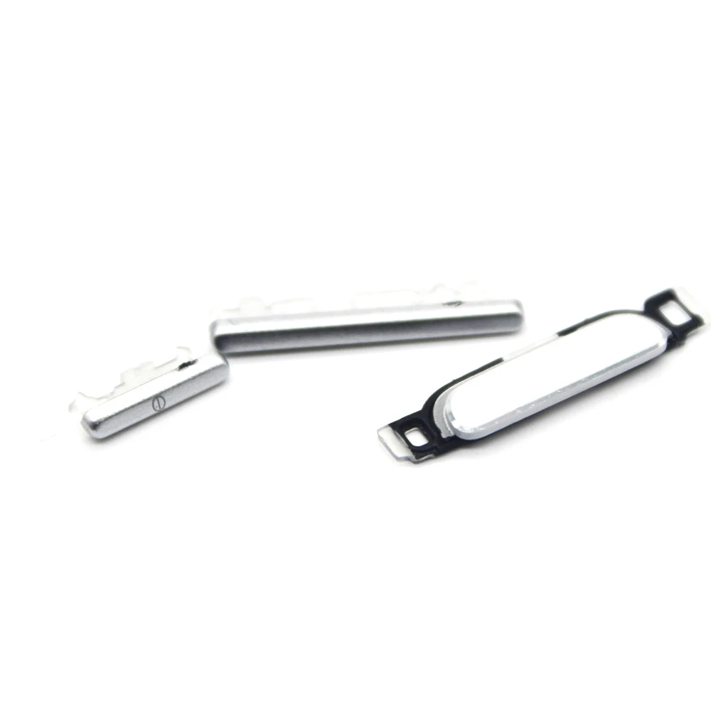 10 компл./лот Silver Home + кнопка регулировки громкости питания для Samsung Galaxy S3 SIII i9300