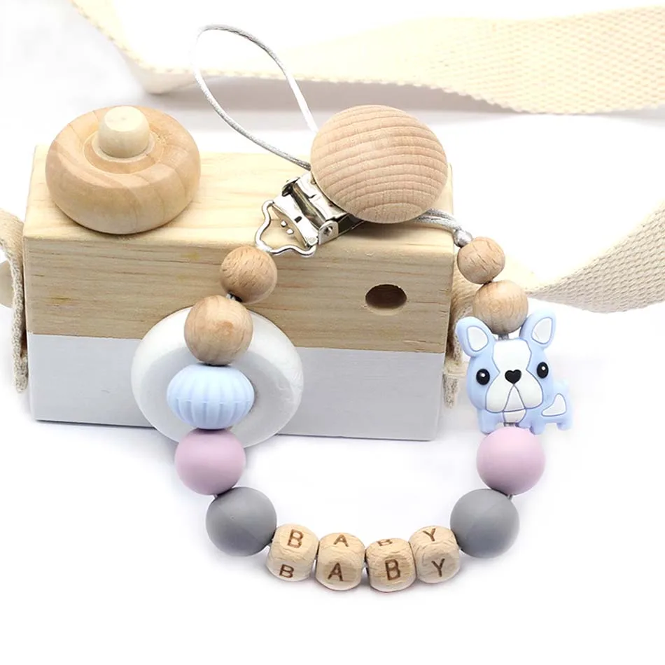 Personalisierte Name Silicone Beads Baby Pacifier Clip Teether Chew Toy Teether Clip Free Shipping Chewlery Baby Products Gifts
Personalisierte Name Silicone Beads Baby Pacifier Clip Teether Chew Toy Teether Clip Free Shipping Chewlery Baby Products Gifts