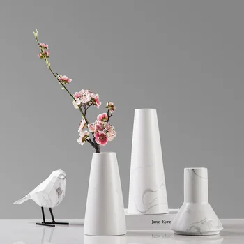 Simple Modern Ceramic Vase Ornaments Living Room Decor Creative Flower Arrangement Vase Zen Artificial Flower Plant Vases Gifts
Simple Modern Ceramic Vase Ornaments Living Room Decor Creative Flower Arrangement Vase Zen Artificial Flower Plant Vases Gifts