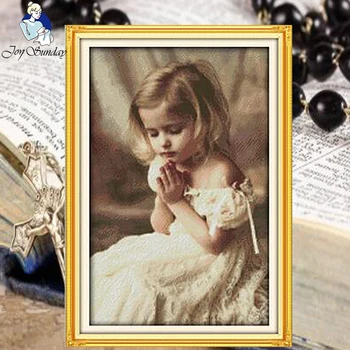 JOY SUNDAY,Needlework,DIY DMC Cross stitch,painting for girl pattern Sets For Embroidery kit Cross sitching 11ct 14ct cotton 21
JOY SUNDAY,Needlework,DIY DMC Cross stitch,painting for girl pattern Sets For Embroidery kit Cross sitching 11ct 14ct cotton 21