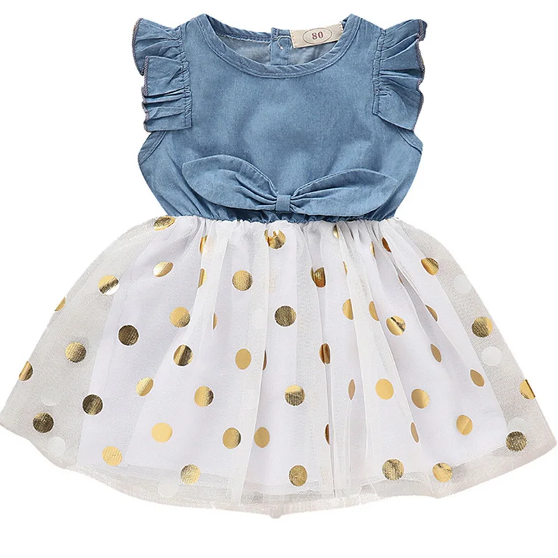Baby Girl Dresses Summer New Fashion Toddler Baby Girls Sleeveless Dot Print Denim Bow Dress Tulle Dresses
Baby Girl Dresses Summer New Fashion Toddler Baby Girls Sleeveless Dot Print Denim Bow Dress Tulle Dresses