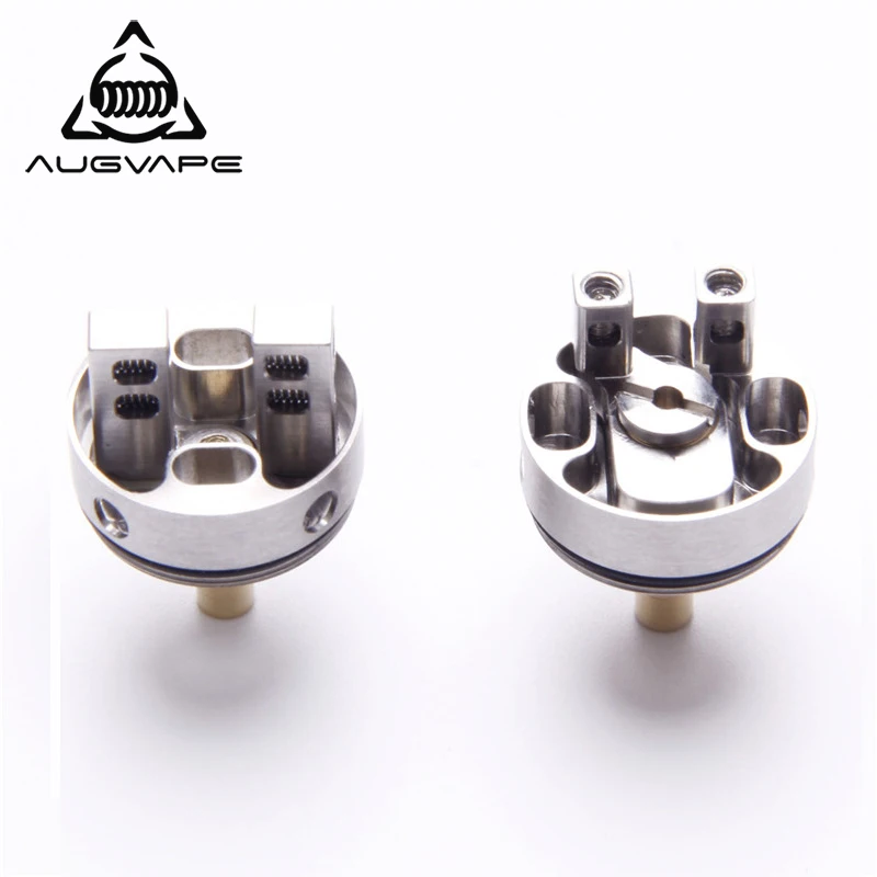 

Augvape Merlin Mini RTA Atomizer 24mm Single Dual coil deck Gold Silver Merlin Mni Original Rebuildable Atomizer RTA deck