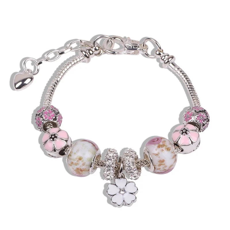 dodocharms 2019 European Charm Bracelet For Women Silver Pink Crystal Beads Bracelets & Bangles DIY Jewelry Pulseras Gift
dodocharms 2019 European Charm Bracelet For Women Silver Pink Crystal Beads Bracelets & Bangles DIY Jewelry Pulseras Gift