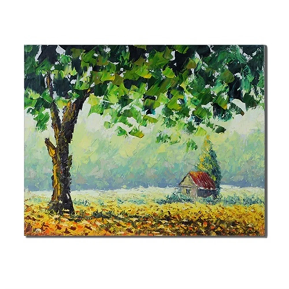 Frameless Abstract Green Tree House Fashionable Creative Artwork Scene Printed On Canvas Oil Painting Unique Gift For Home Decor
Frameless Abstract Green Tree House Fashionable Creative Artwork Scene Printed On Canvas Oil Painting Unique Gift For Home Decor