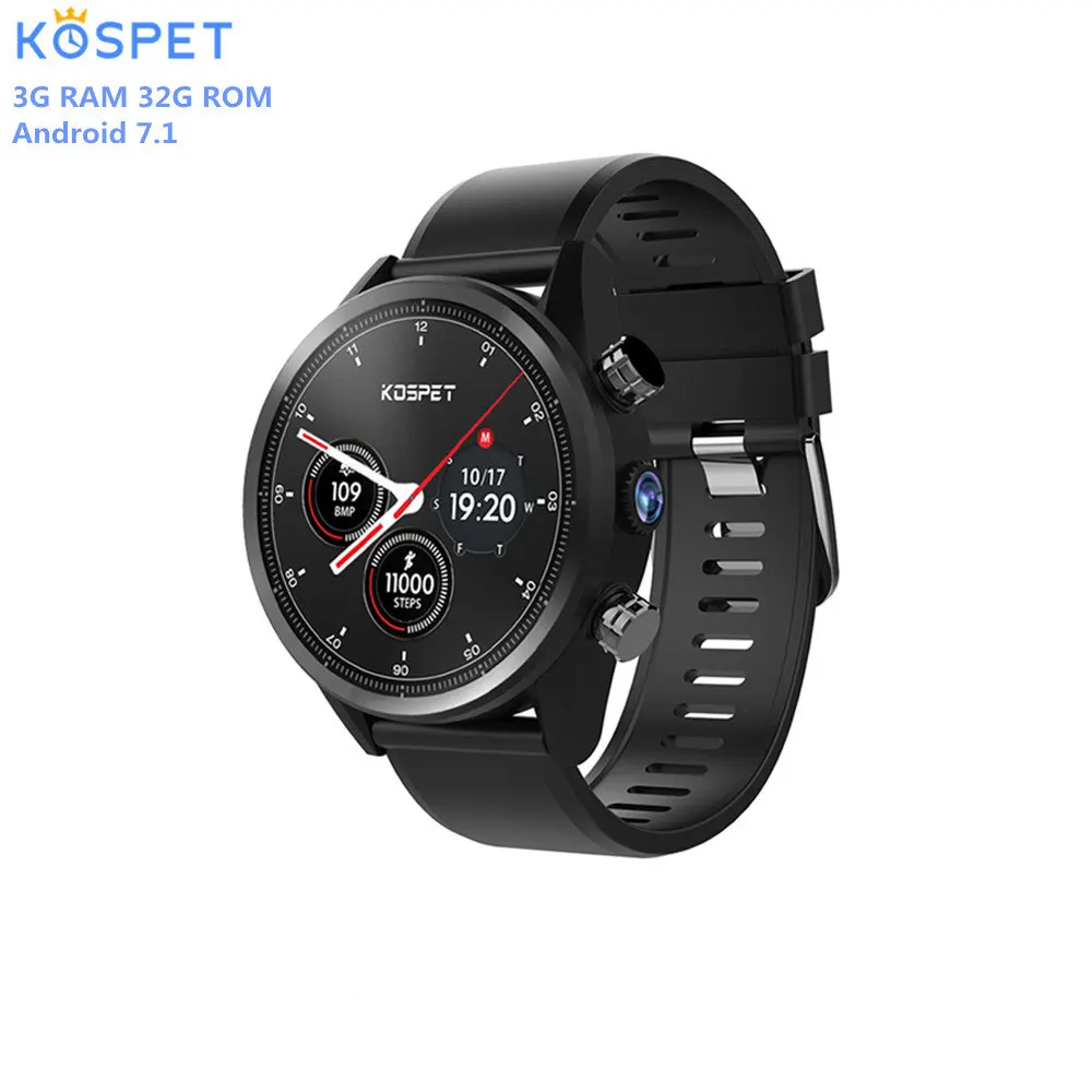Kospet Hope 4G Smartwatch Phone 1.39 inch Android 7.1 MTK6739 Quad Core 1.3GHz 1G 16G/ 3GB RAM 32GB ROM 8.0MP Camera Smart Watch
Kospet Hope 4G Smartwatch Phone 1.39 inch Android 7.1 MTK6739 Quad Core 1.3GHz 1G 16G/ 3GB RAM 32GB ROM 8.0MP Camera Smart Watch