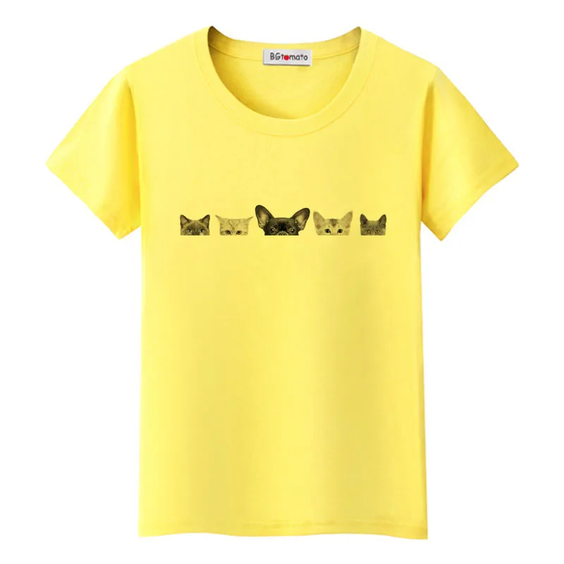 BGtomato lovely animals funny cats tshirt super cute home pets tops cute summer tees original brand casual t-shirt for women
BGtomato lovely animals funny cats tshirt super cute home pets tops cute summer tees original brand casual t-shirt for women