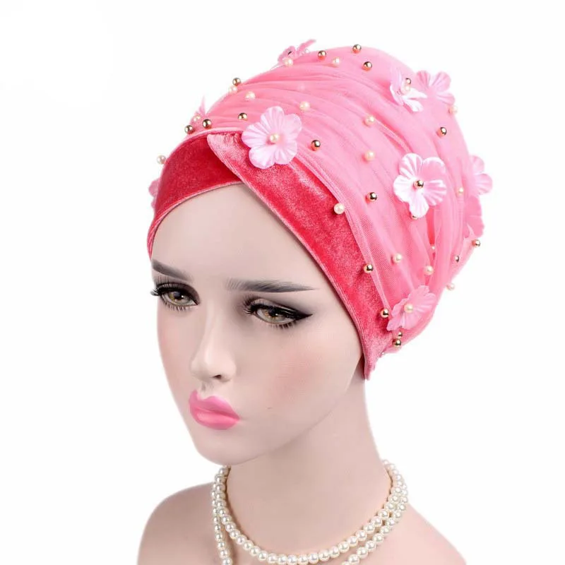 Pearl Velvet Bandanas Fashion 3D Flower Beaded Extra Long Mesh Turban Wrap Nigerian Turban Stylish Head Scarf Women Africa Hijab
Pearl Velvet Bandanas Fashion 3D Flower Beaded Extra Long Mesh Turban Wrap Nigerian Turban Stylish Head Scarf Women Africa Hijab