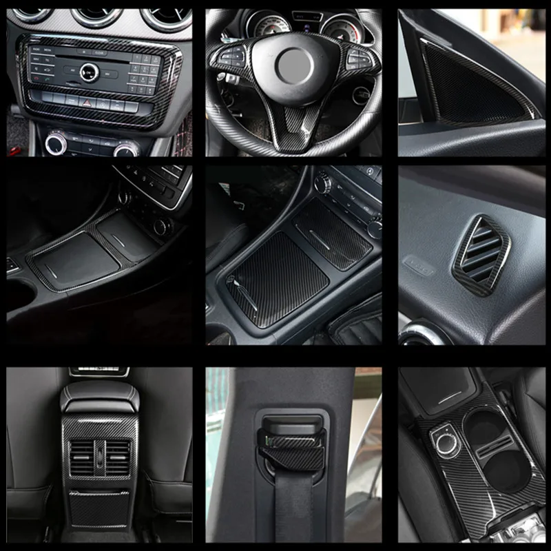ABS Center Console Interior Accessories Cover Trim Strips For Mercedes Benz GLA X156 CLA C117 2013-2018 Carbon Fiber Style
ABS Center Console Interior Accessories Cover Trim Strips For Mercedes Benz GLA X156 CLA C117 2013-2018 Carbon Fiber Style