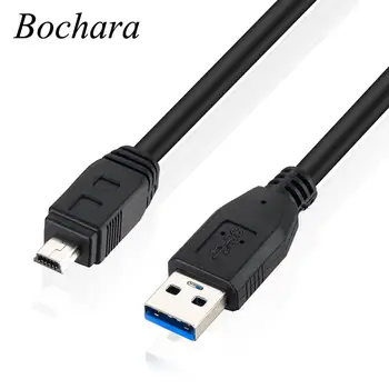 Bochara 1M USB 3.0 Type A Male to Mini 10 Pin Type B Male Data Cable Dual Shielding(Foil+Braided) Super Speed
Bochara 1M USB 3.0 Type A Male to Mini 10 Pin Type B Male Data Cable Dual Shielding(Foil+Braided) Super Speed