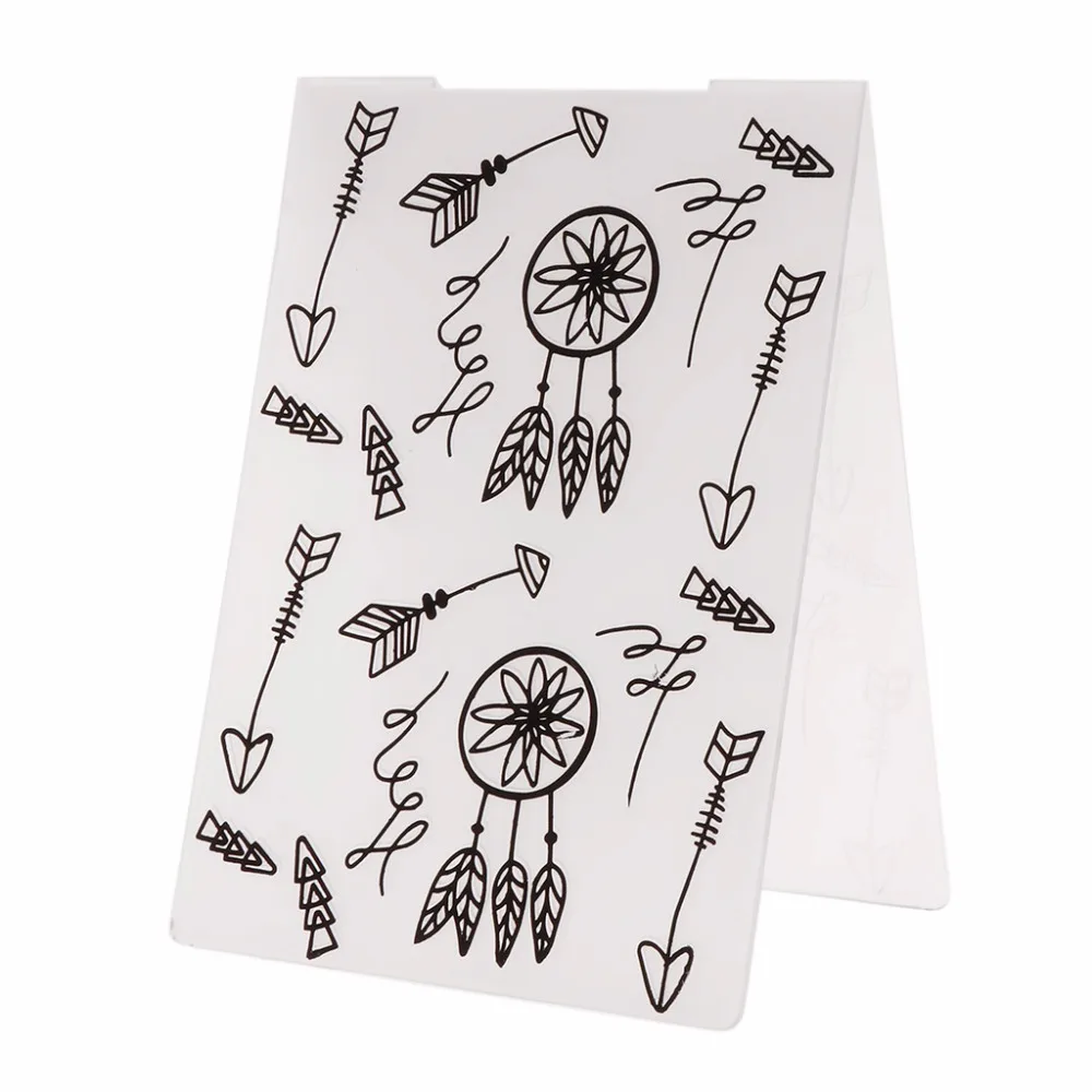 Plastic Embossing Folder Template for DIY Scrapbook Photo Album Card Paper Craft Dreamcatcher--Y142
Plastic Embossing Folder Template for DIY Scrapbook Photo Album Card Paper Craft Dreamcatcher--Y142