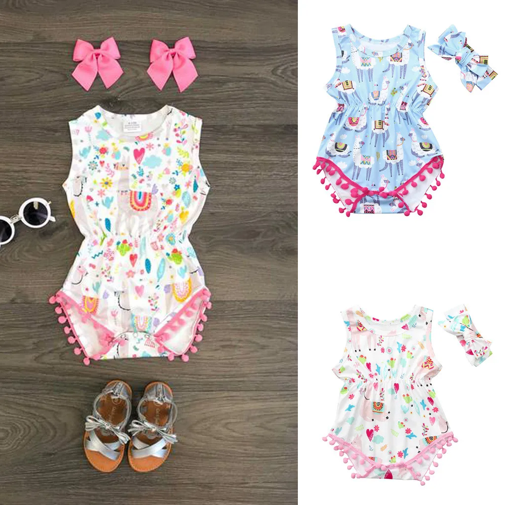2019 New Fashion Toddler Kids Girl Clothes Set Infant Baby Girl Kid Cartoon Printed Tassel Romper Bodysuit+Headband Outfits Set
2019 New Fashion Toddler Kids Girl Clothes Set Infant Baby Girl Kid Cartoon Printed Tassel Romper Bodysuit+Headband Outfits Set