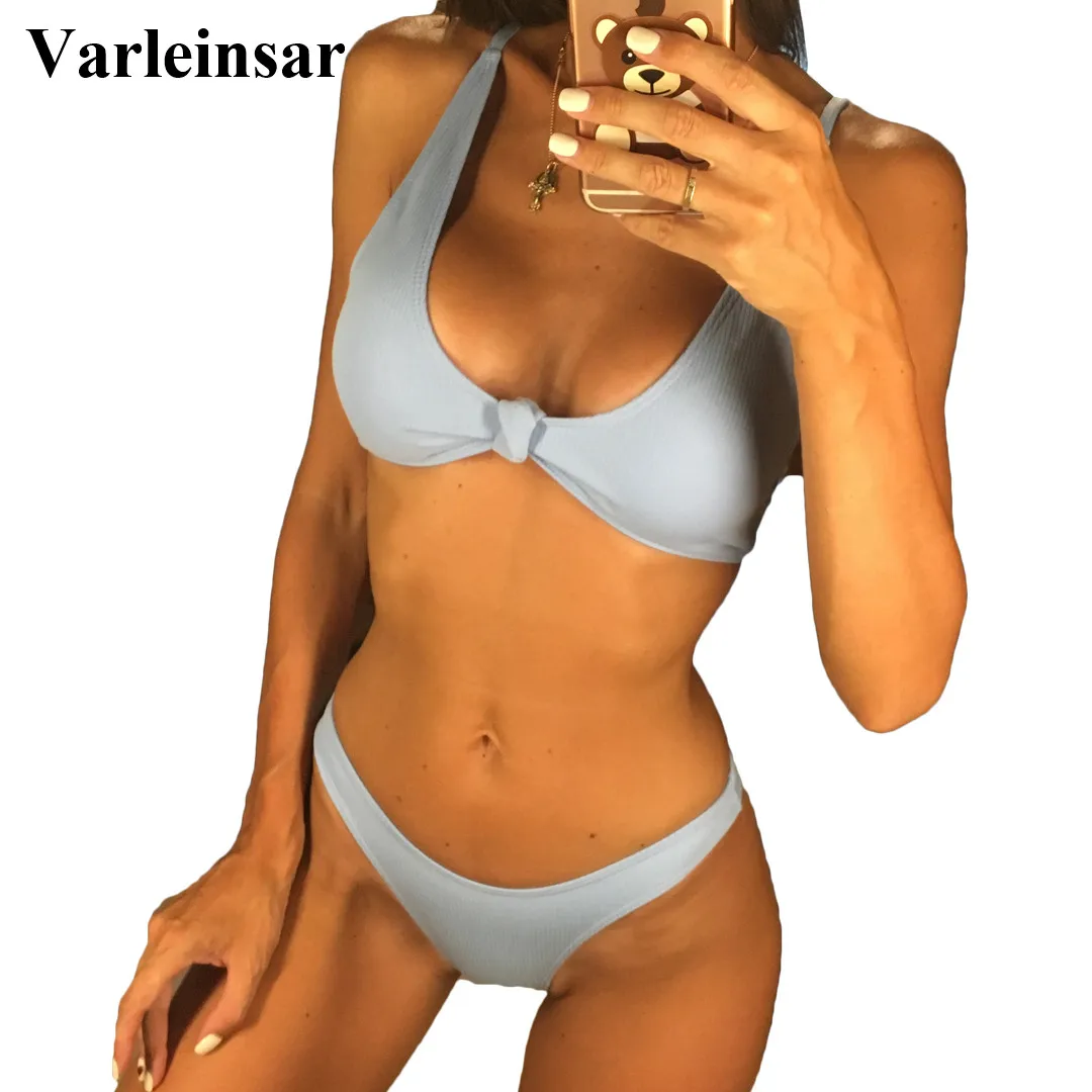 Sexy Ribbed High Cut Leg 2019 Bikini Women Swimwear Female Swimsuit Two-pieces Bikini set Thong Bather Bathing Suit Swim V820
Sexy Ribbed High Cut Leg 2019 Bikini Women Swimwear Female Swimsuit Two-pieces Bikini set Thong Bather Bathing Suit Swim V820