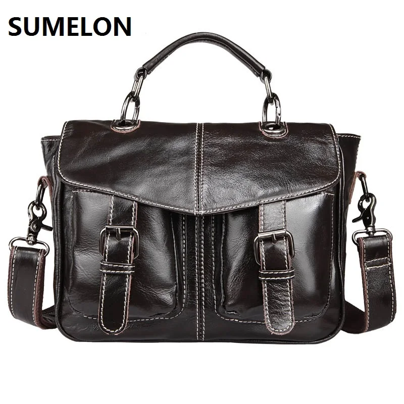 100% Genuine Leather Men Bags Brand Designed Men Handbags Cow Leather Shoulder Bags Oil Wax Leather Messenger Bags 
100% Genuine Leather Men Bags Brand Designed Men Handbags Cow Leather Shoulder Bags Oil Wax Leather Messenger Bags