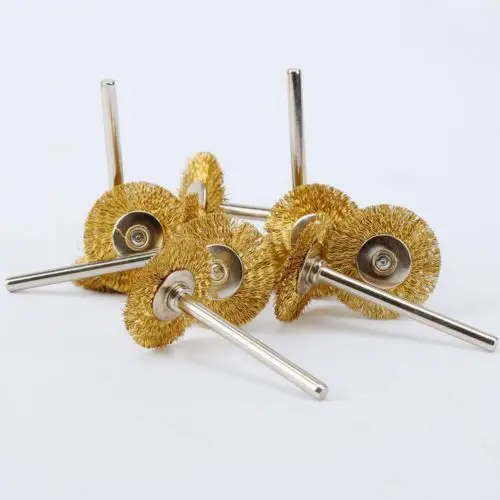 Fixmee 5PCS Brass Wire Wheel Brushes Polishing Tool for Die Grinder Dremel Rotary 22MM
Fixmee 5PCS Brass Wire Wheel Brushes Polishing Tool for Die Grinder Dremel Rotary 22MM