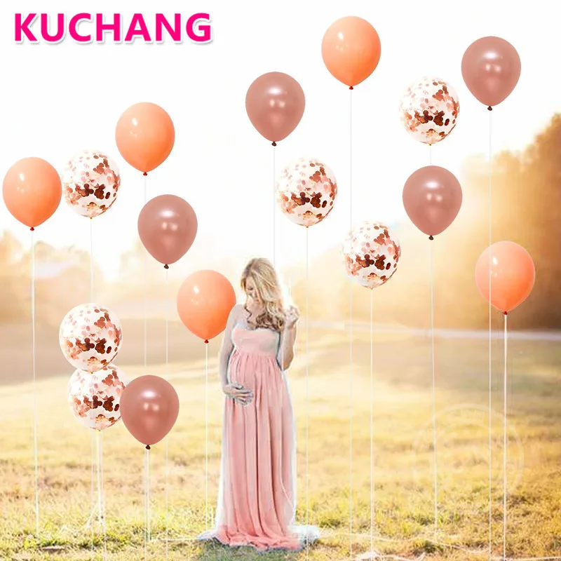 12pcs/lot 12inch Pre-filled Rose Gold Confetti Blush Pink Latex Balloons Wedding Baby Birthday Party Bridal Shower Decorations
12pcs/lot 12inch Pre-filled Rose Gold Confetti Blush Pink Latex Balloons Wedding Baby Birthday Party Bridal Shower Decorations