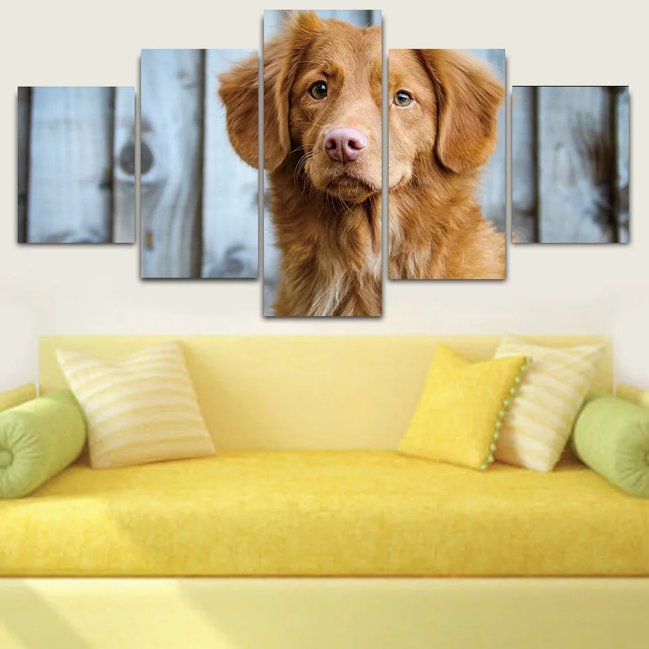 Lovely dog 5 pieces canvas print and poster modern wall painting for living room wall decor art mural modular picture home decor
Lovely dog 5 pieces canvas print and poster modern wall painting for living room wall decor art mural modular picture home decor