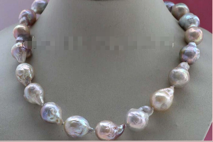 shippingNatural 13~17mm Multicolor Baroque Edison Reborn Keshi Pearl necklace 14KGP
shippingNatural 13~17mm Multicolor Baroque Edison Reborn Keshi Pearl necklace 14KGP