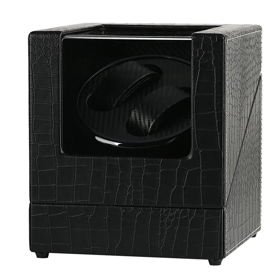 Watch Winder Box Crocodile Pattern Black Leather Automatic Mechanical Winding Storage Boxes Motor Shaker Holder US/UK/AU/EU Plug
Watch Winder Box Crocodile Pattern Black Leather Automatic Mechanical Winding Storage Boxes Motor Shaker Holder US/UK/AU/EU Plug