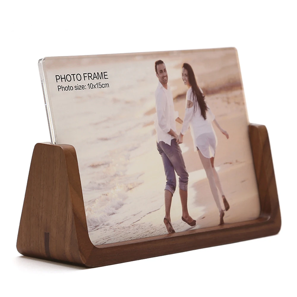 Walnut Wood Base with Acrylic Panels, Creative Solid Wood and Plexiglass Photo Frames, WP014-1
Walnut Wood Base with Acrylic Panels, Creative Solid Wood and Plexiglass Photo Frames, WP014-1