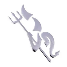 車のスタイリング 3D おかしい車のステッカー小悪魔天使双竜 Actyon グランツーリスモ Rodius レクストン Korando で Kyron Musso スポーツ(China)