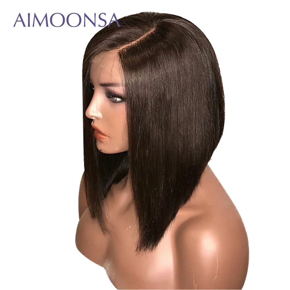 Bob Human Hair Wig Short Lace Front Bob Wigs With Baby Hair Straight Preplucked Lace Wig Natural Hairline Side Part Wig Remy
Bob Human Hair Wig Short Lace Front Bob Wigs With Baby Hair Straight Preplucked Lace Wig Natural Hairline Side Part Wig Remy