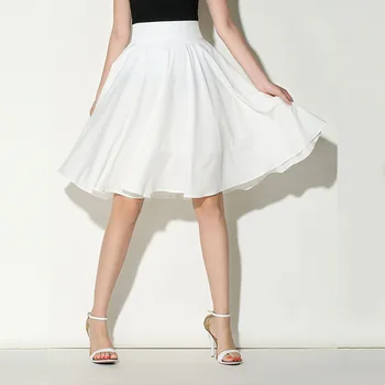 Hitmebox 2019 Fashion Elegant Women Solid Color High Waist Pleated Skirts A Line Knee Length Flare Swing Skirt for Ladies
Hitmebox 2019 Fashion Elegant Women Solid Color High Waist Pleated Skirts A Line Knee Length Flare Swing Skirt for Ladies