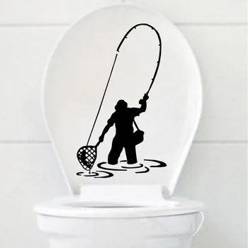 Fly Fishing Fisherman Funny wall Sticker Toilet Decal Creative Home Decoration 4WS0093
Fly Fishing Fisherman Funny wall Sticker Toilet Decal Creative Home Decoration 4WS0093