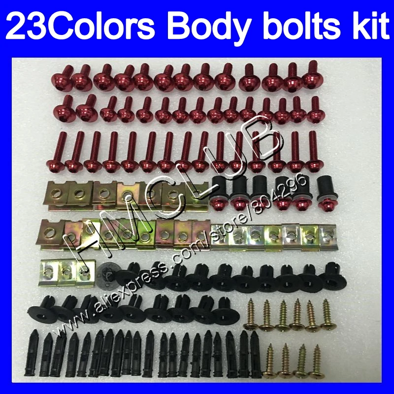 Complete Fairing bolts kit For KAWASAKI NINJA ZX6R 09 10 11 12 ZX-6R 6 R ZX 6R 2009 2010 2011 2012 Full Body screws Nuts screw
Complete Fairing bolts kit For KAWASAKI NINJA ZX6R 09 10 11 12 ZX-6R 6 R ZX 6R 2009 2010 2011 2012 Full Body screws Nuts screw